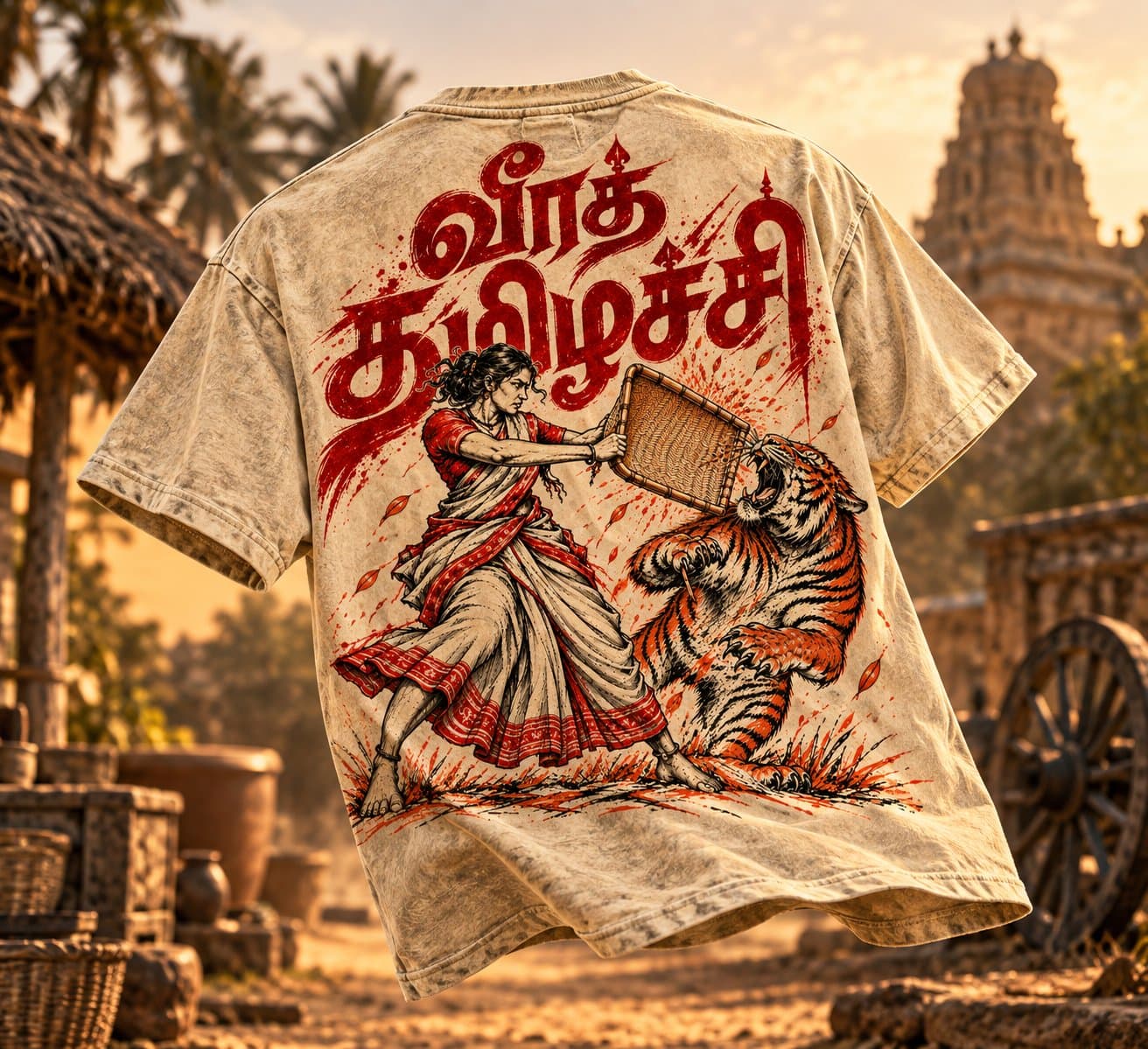 VEERA THAMIZHACHI ARTISTIC TSHIRT